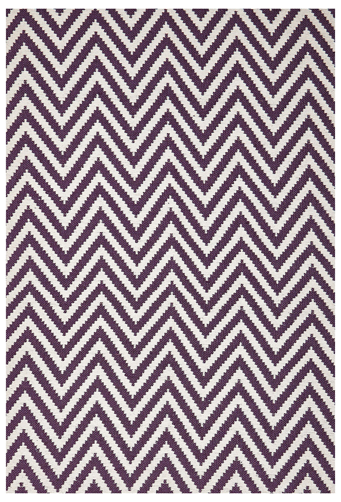 Skylar Rug Chevron Purple