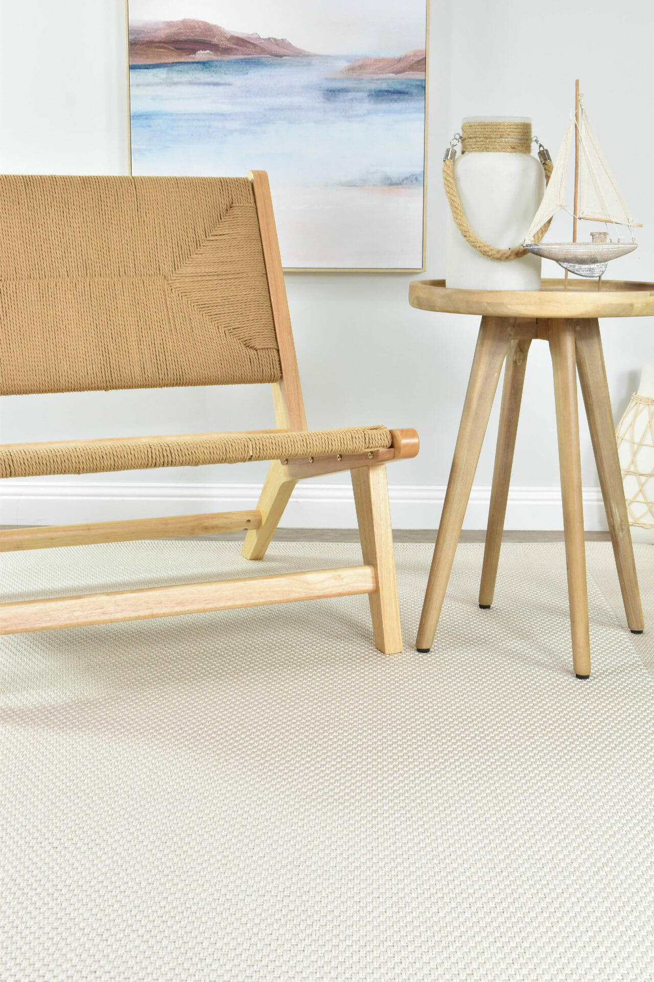 All Seasons Sisal White Rug 3900-069 - Image 5